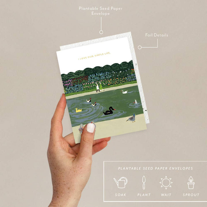 St James Park - Love + Friendship Card send a bouquet- the best flower delivery
