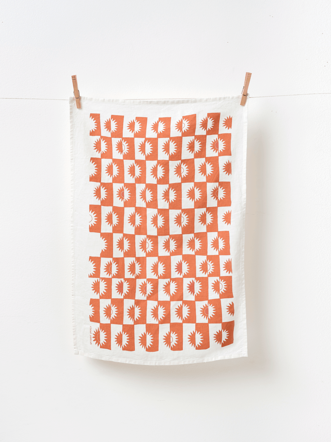 Sunrise Linen Tea Towel - Absorbent Towel, Graphic Sun Style: Siena send a bouquet- the best flower delivery