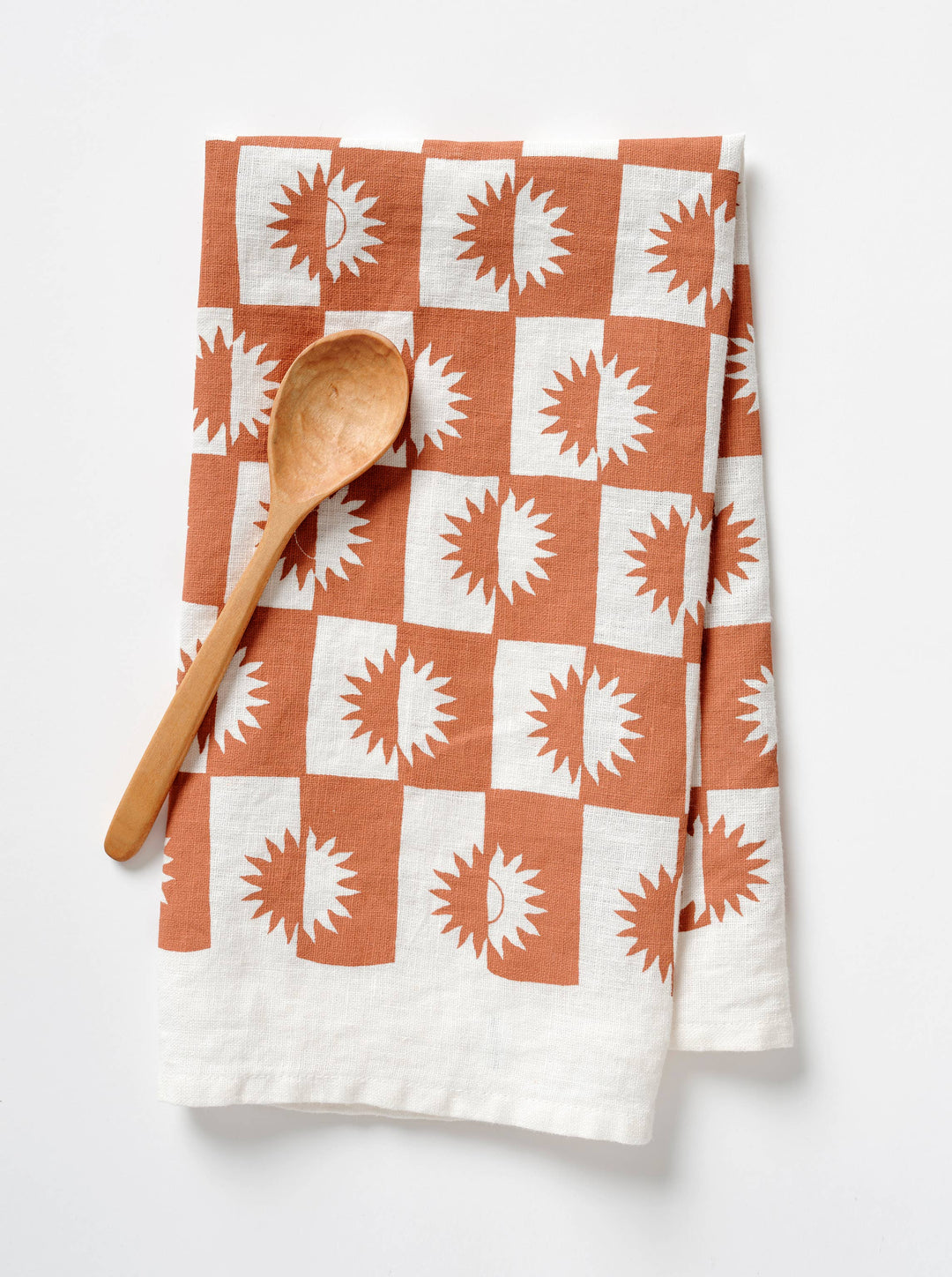 Sunrise Linen Tea Towel - Absorbent Towel, Graphic Sun Style: Siena send a bouquet- the best flower delivery