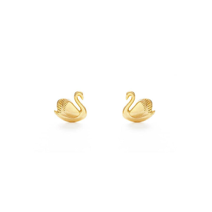 Swan Stud Earrings send a bouquet- the best flower delivery
