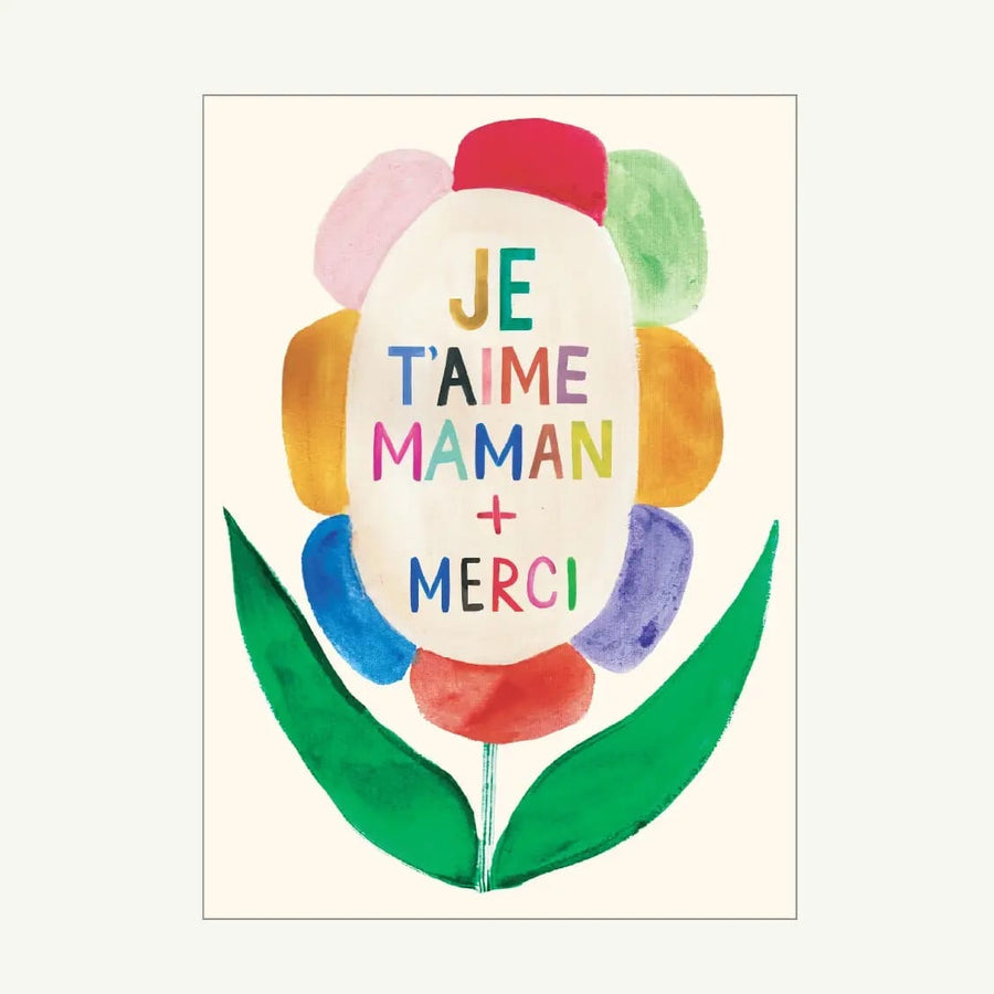 Greeting Card Thank You Mama Card send a bouquet- the best flower delivery