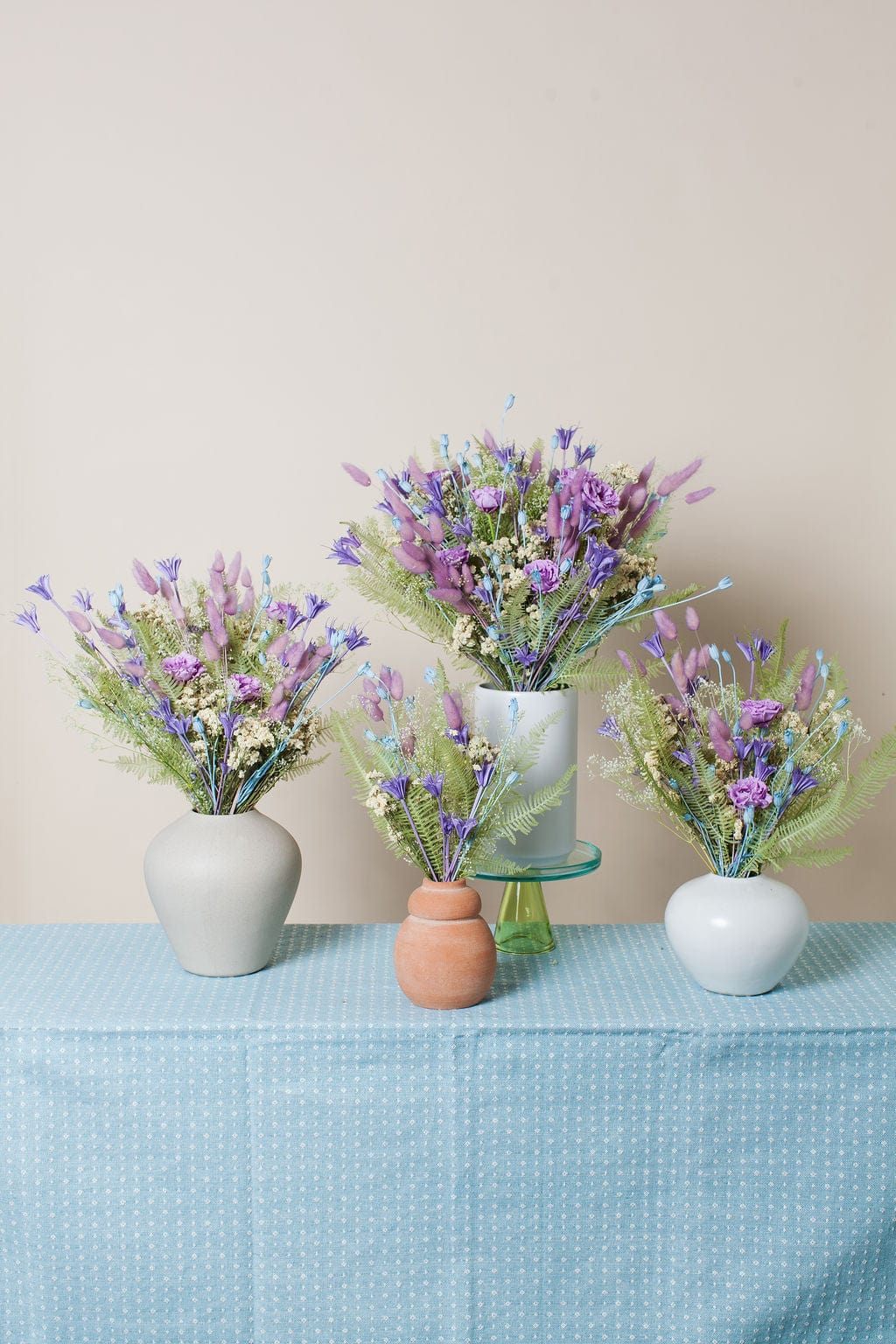 lavender dried flower arrangements The Farmhouse Purple Dried Flower Bouquets | Send Flowers