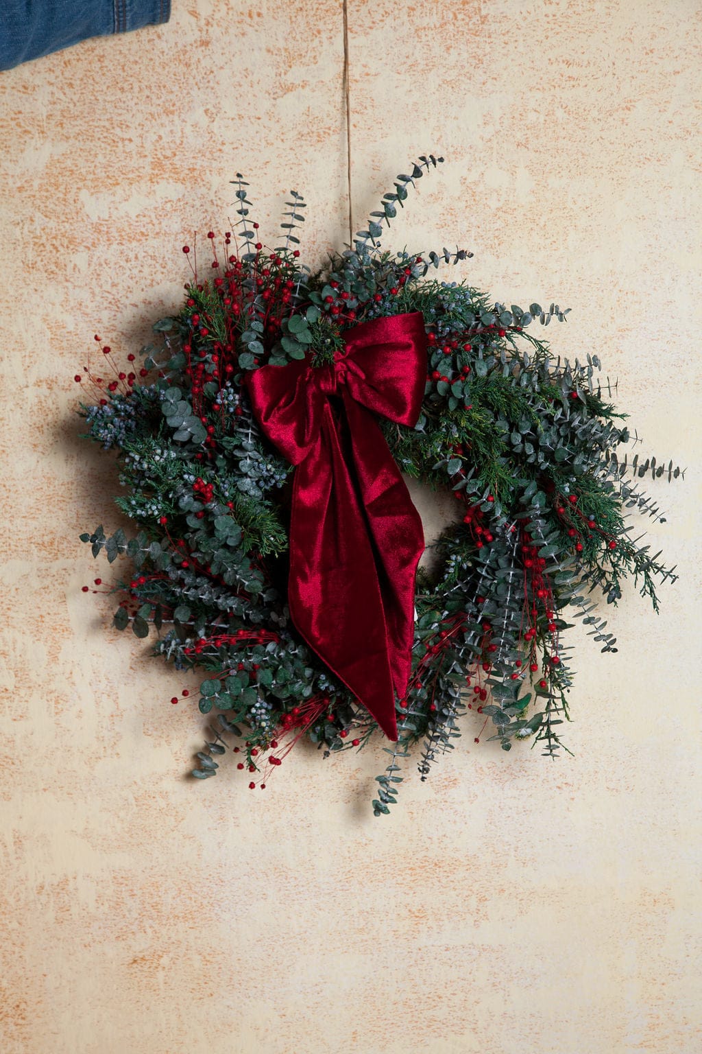 Wreaths The Holly Preserved Christmas Wreath send a bouquet- the best flower delivery