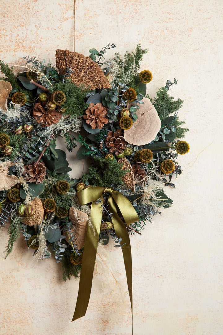 Wreaths The Ivy Preserved Christmas Wreath send a bouquet- the best flower delivery
