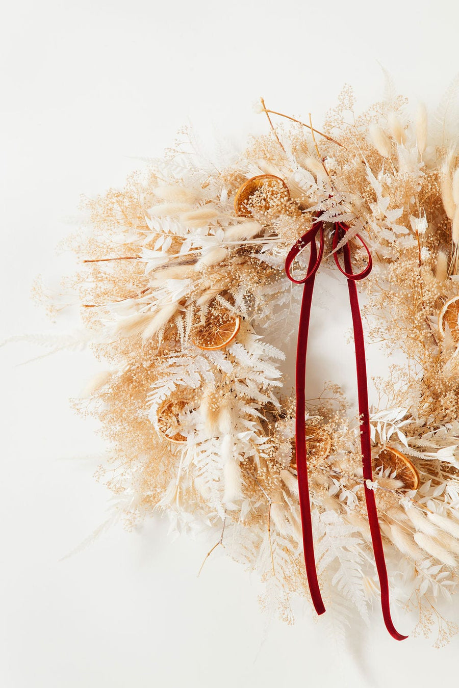 Wreaths The Snow Wreath send a bouquet- the best flower delivery