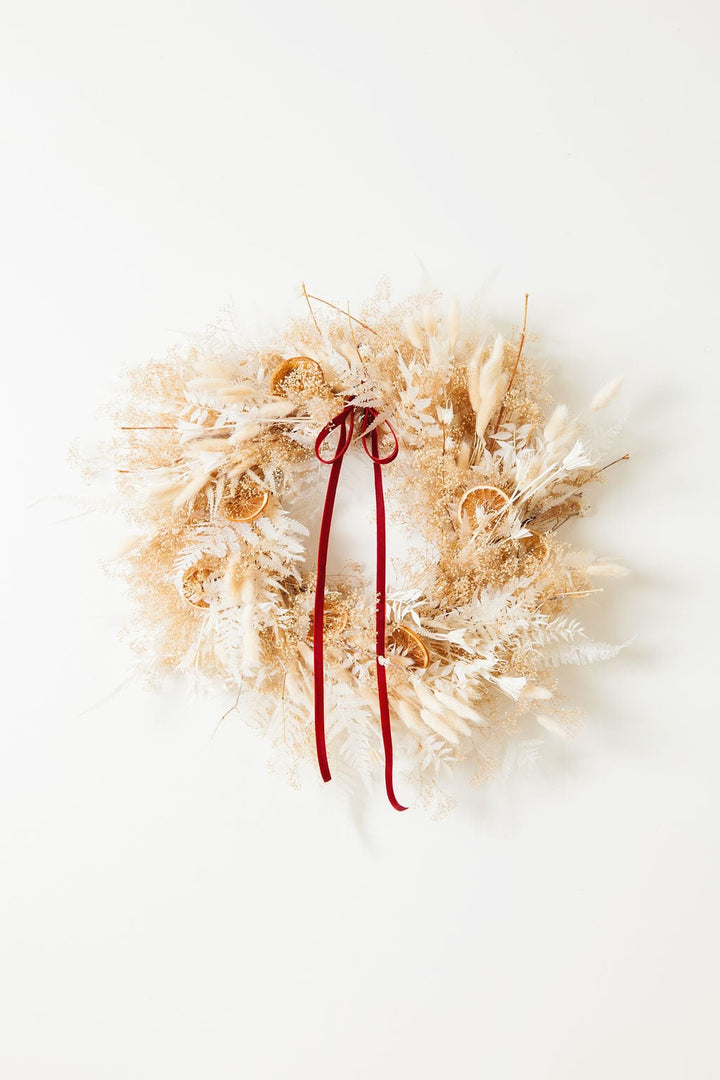 Wreaths The Snow Wreath send a bouquet- the best flower delivery