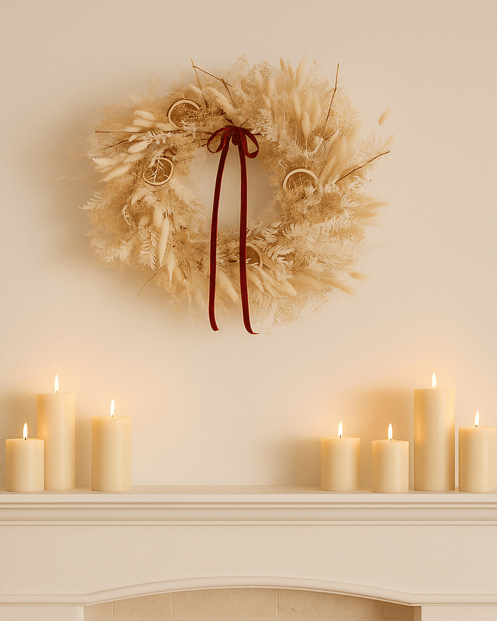 Wreaths The Snow Wreath send a bouquet- the best flower delivery