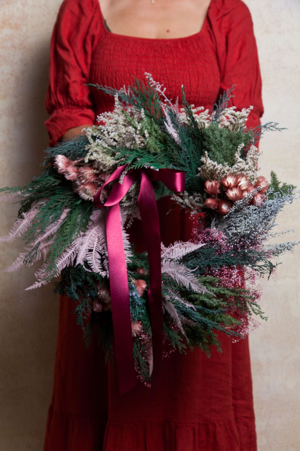 Wreaths The Sugarplum Preserved Christmas Wreath send a bouquet- the best flower delivery