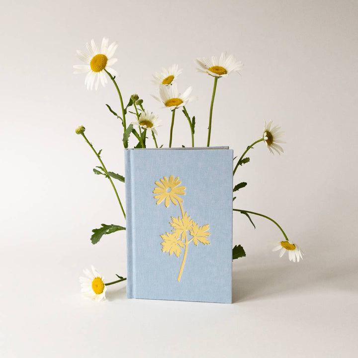 WILD FLOWERS | MINI LINEN BOUND JOURNAL send a bouquet- the best flower delivery