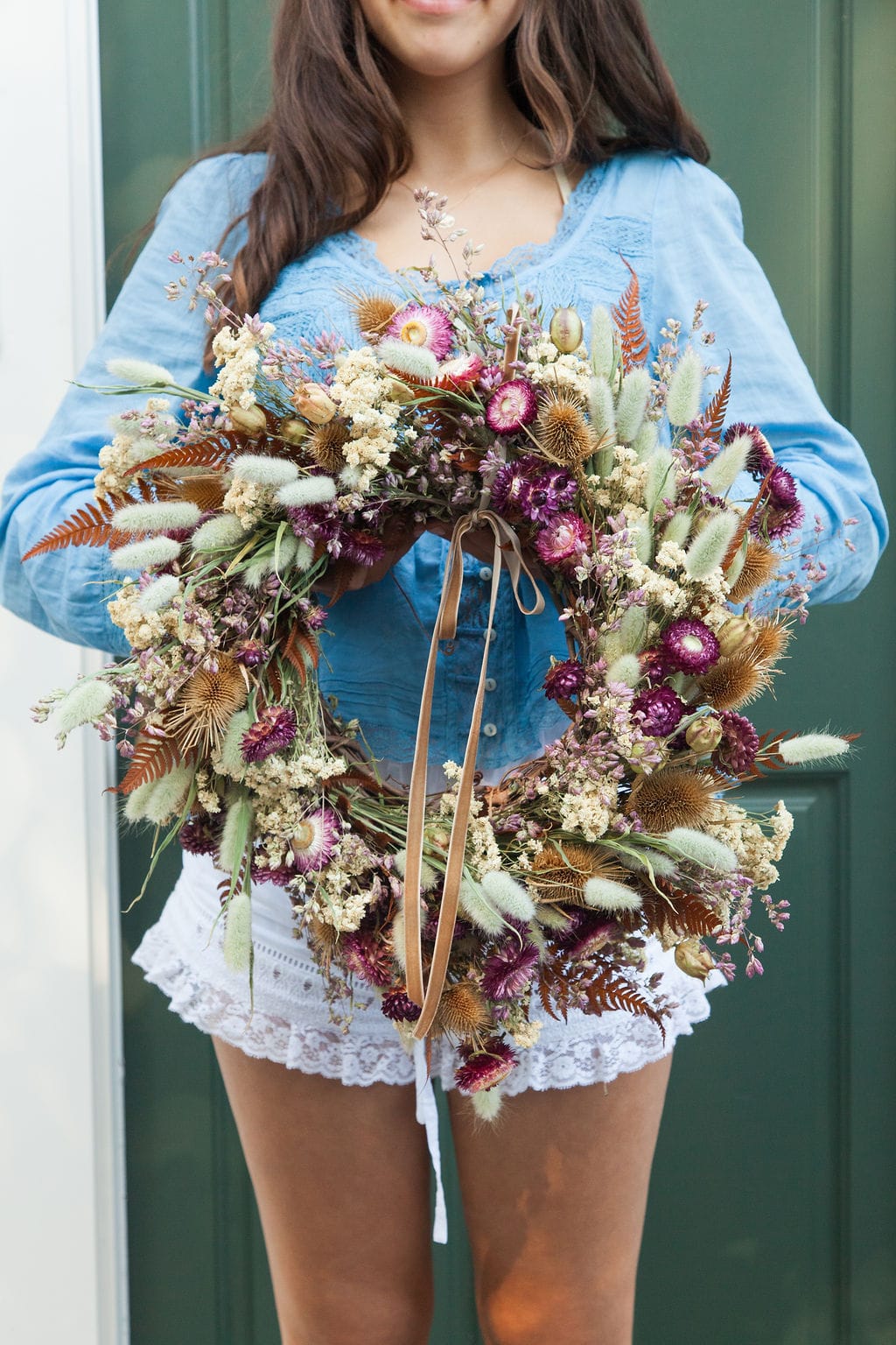Wreaths Wildwood Dried Floral Wreath send a bouquet- the best flower delivery