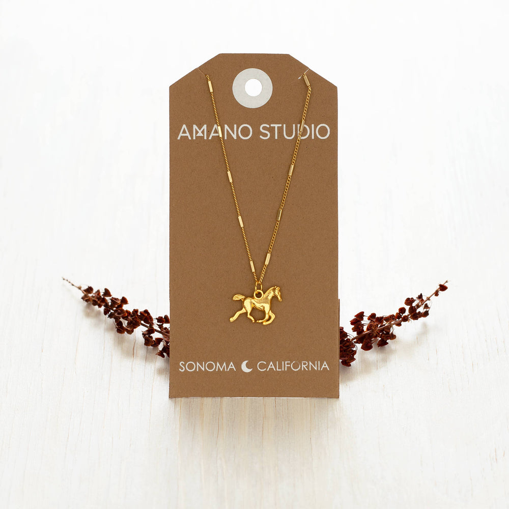Year of the Horse Charm Necklace send a bouquet- the best flower delivery