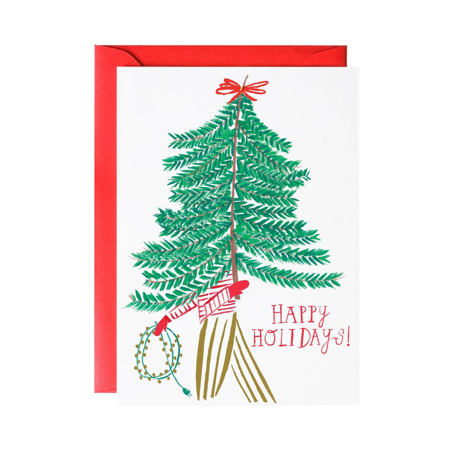 Mr. Boddington's Studio Charlie's Tree - Holiday Greeting Card