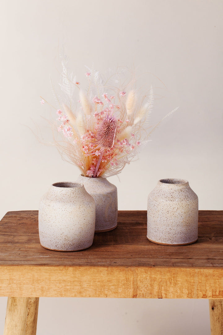 Idlewild Floral Co. Handmade Speckle Bud Vase