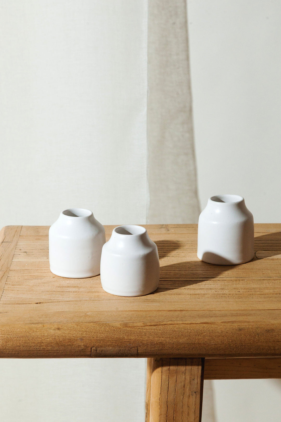 Idlewild Floral Co. Vase Handmade White Bud Vase