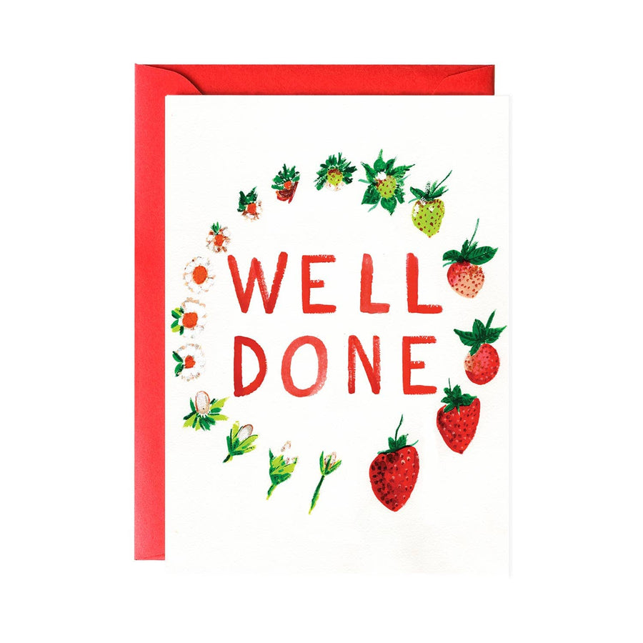 Mr. Boddington's Studio default Life of a Strawberry - Greeting Card