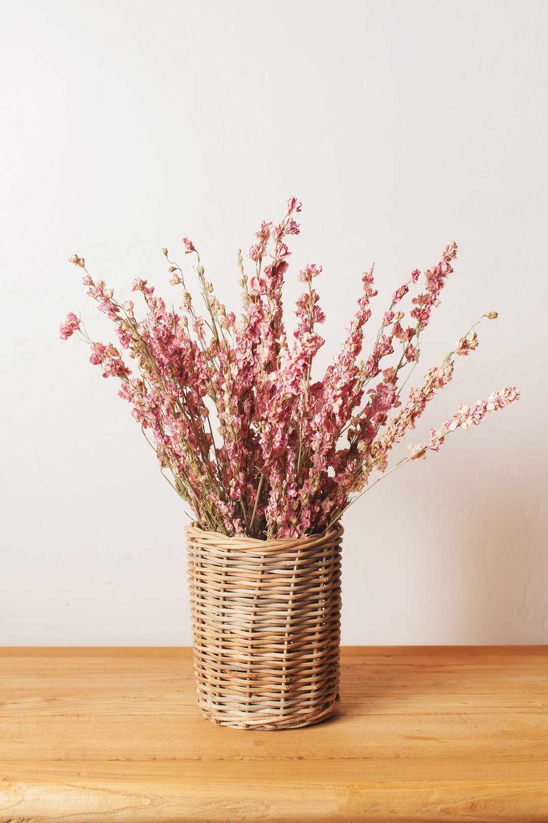 Dried Pink Larkspur – FlowerFantaSee