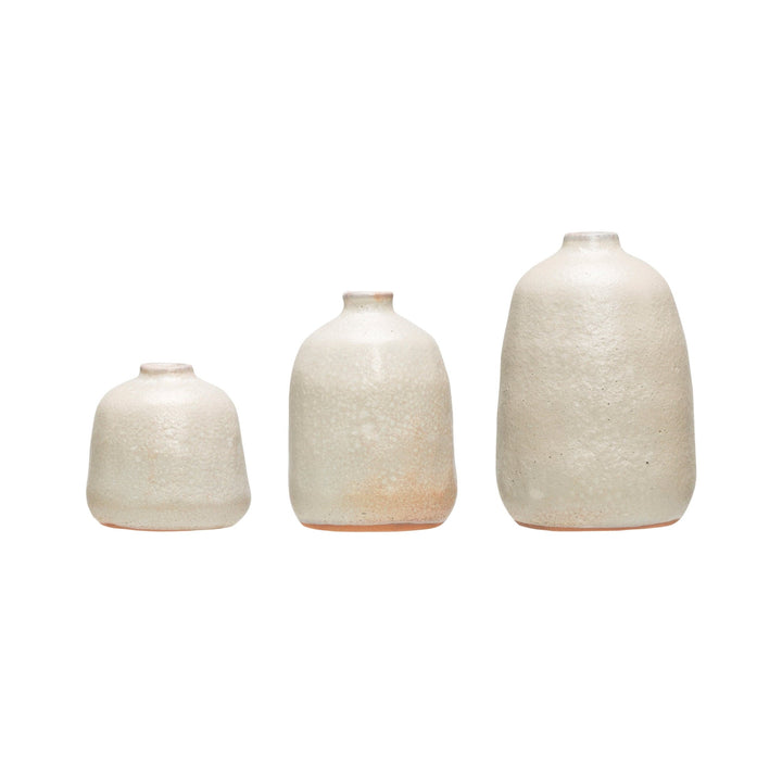 Idlewild Floral Co. Sand Stoneware Bud Vases