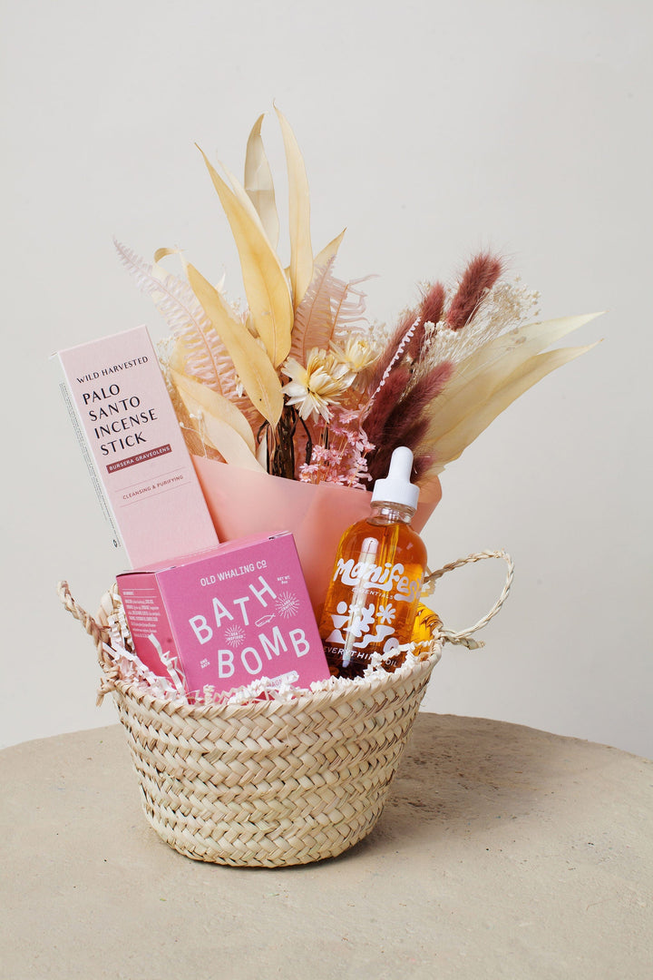 Idlewild Floral Co. Self Care Gift Basket