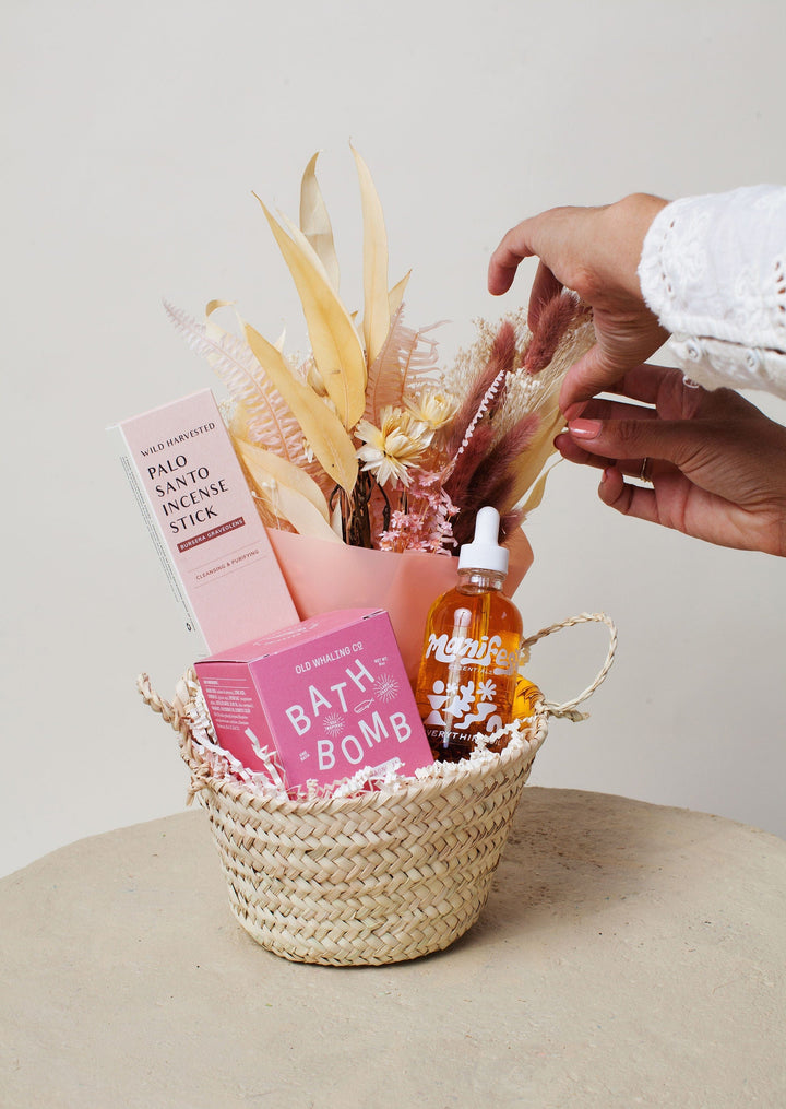 Idlewild Floral Co. Self Care Gift Basket