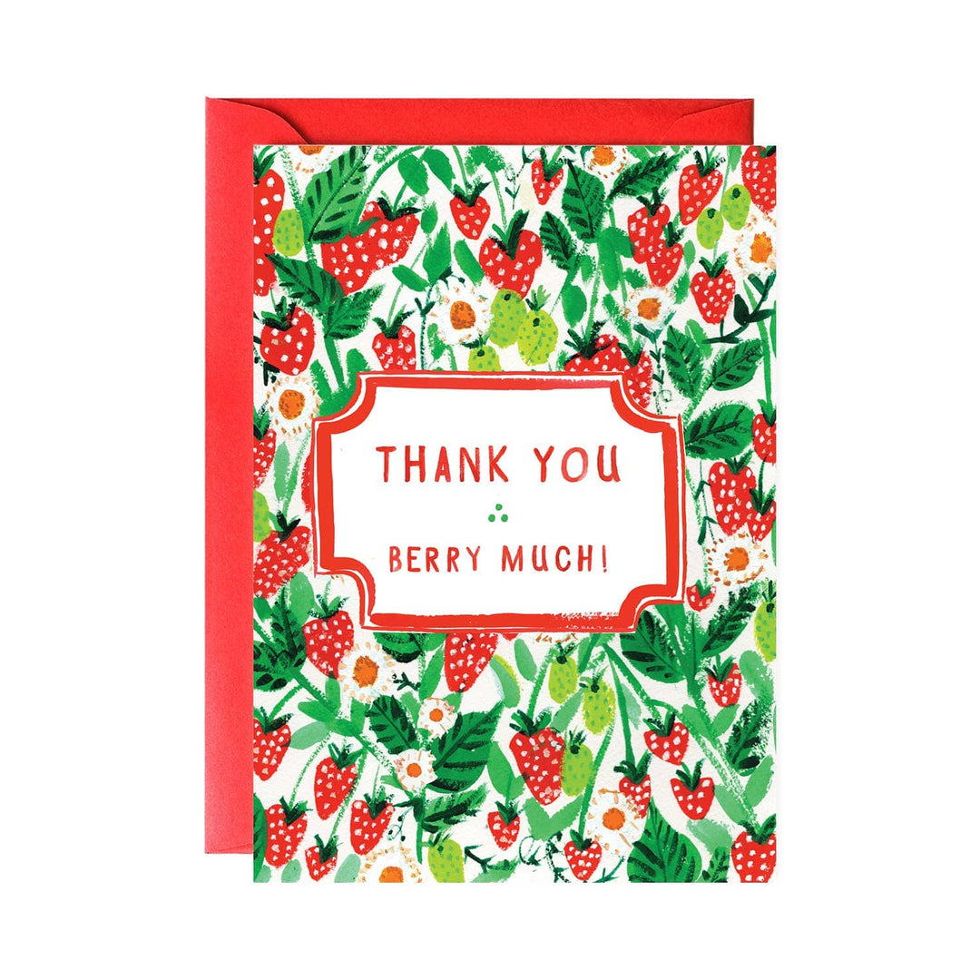 Mr. Boddington's Studio default Thank You Berry Much - Greeting Card