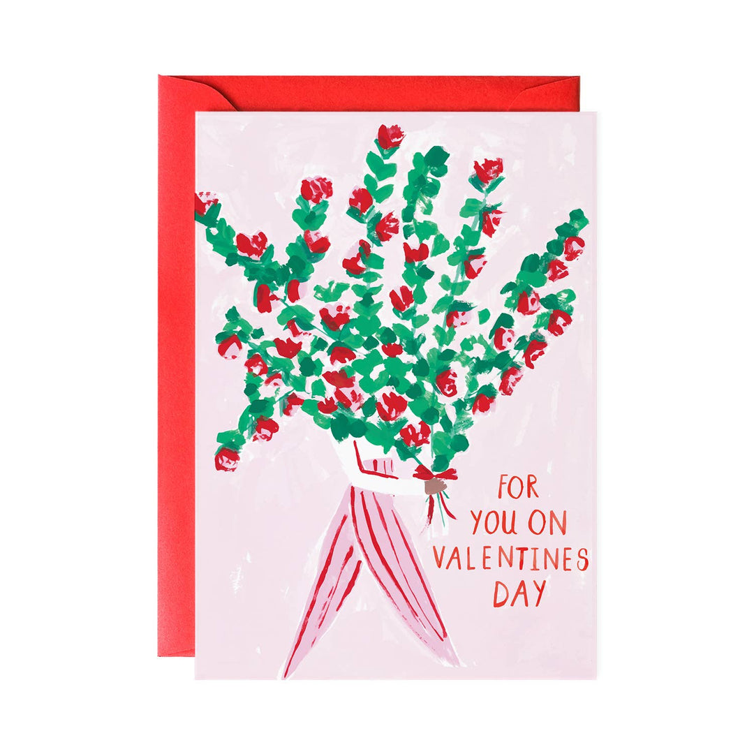 Mr. Boddington's Studio Valentines Bouquet - Greeting Card